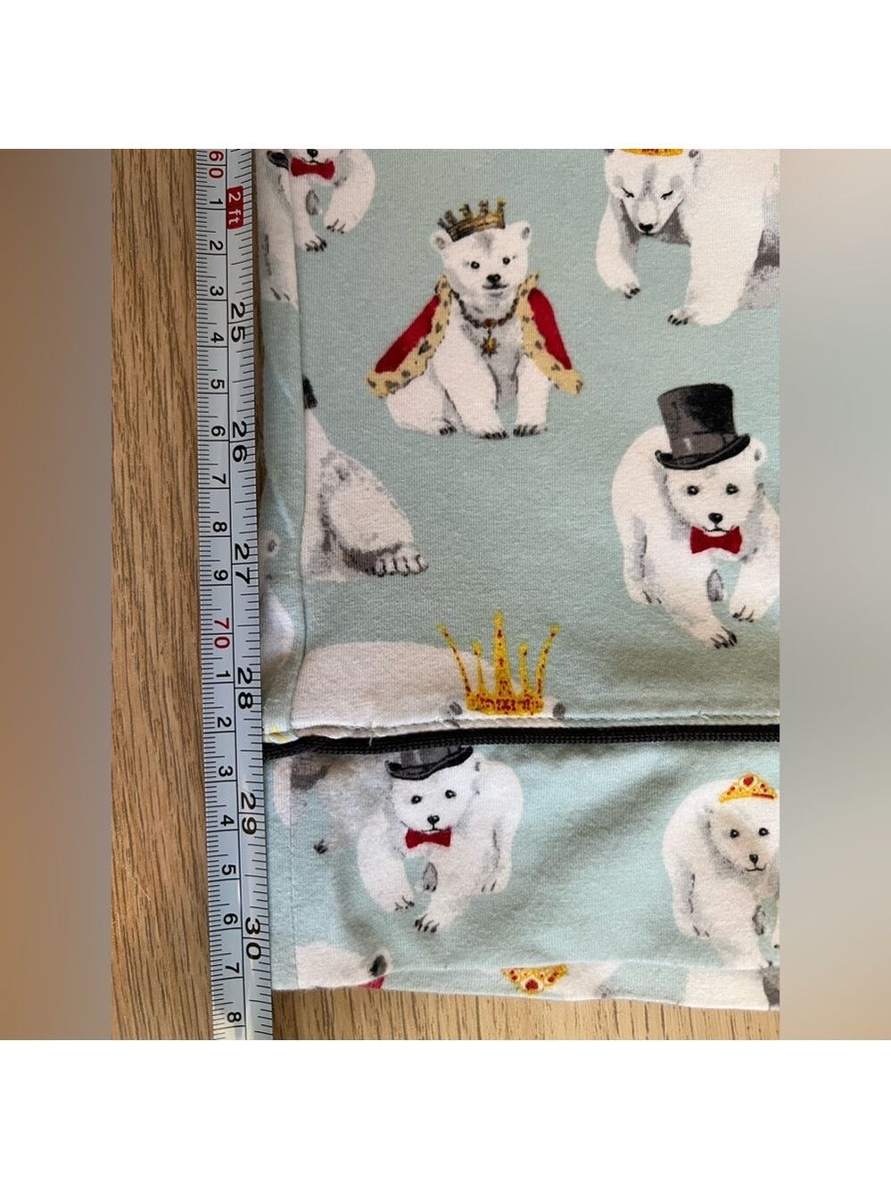 BedHead Pajamas M Organic Cotton Polar Bear Print Made USA - Picture 14 of 16